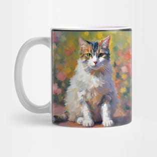 impressionism art cat pt2 Mug